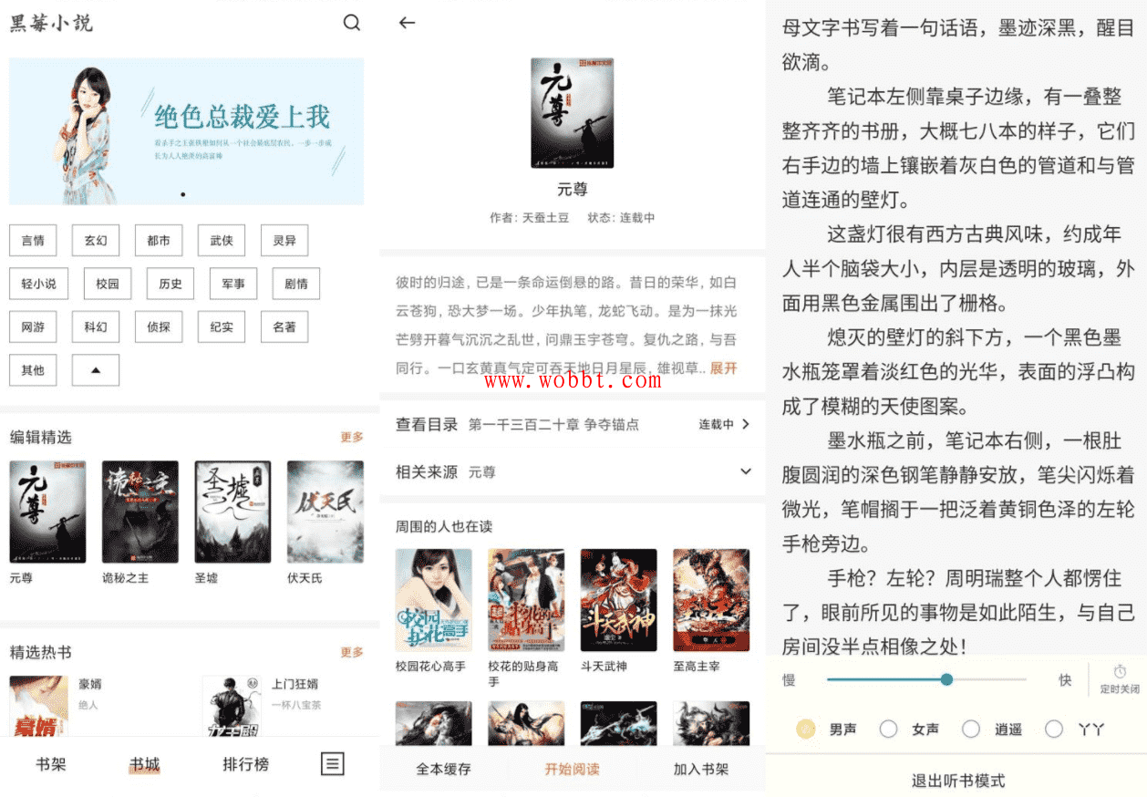 安卓黑莓小说v1.3.1绿化版-阿勒源码网
