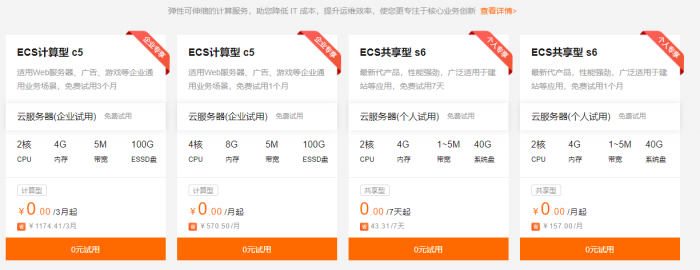 图片[1]-阿里云试用2h4g服务器7~90天活动-阿勒源码网