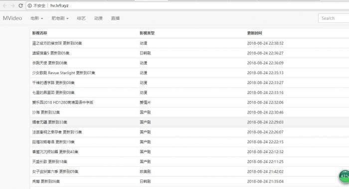 图片[1]-MVideo影视自动采集系统全开源-阿勒源码网