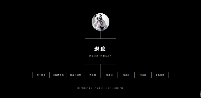 图片[2]-5款简洁的个人主页源码-阿勒源码网