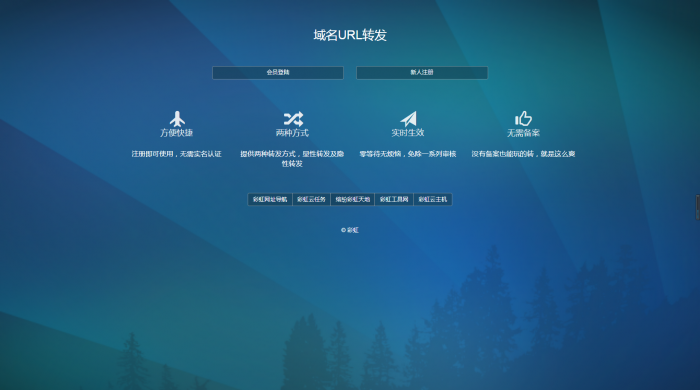 PHP域名url转发源码支持隐性转发-阿勒源码网