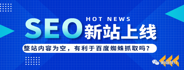 SEO实战，新站上线，网站内容为空好吗?-阿勒源码网