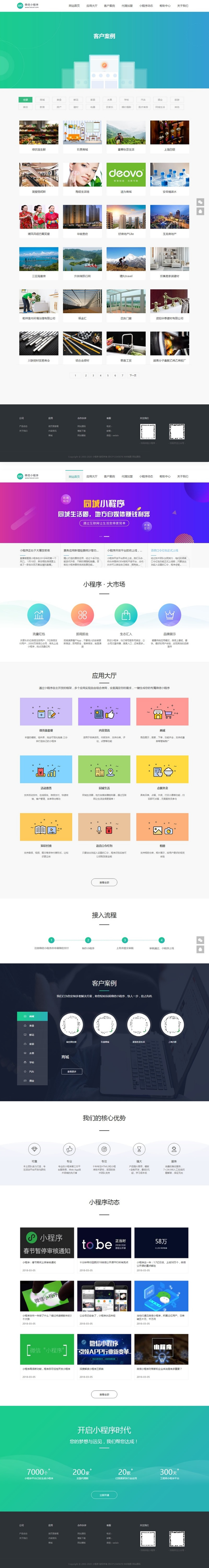 微信小程序开发代理展示销售网站源码（手机同步）产品介绍-阿勒源码网