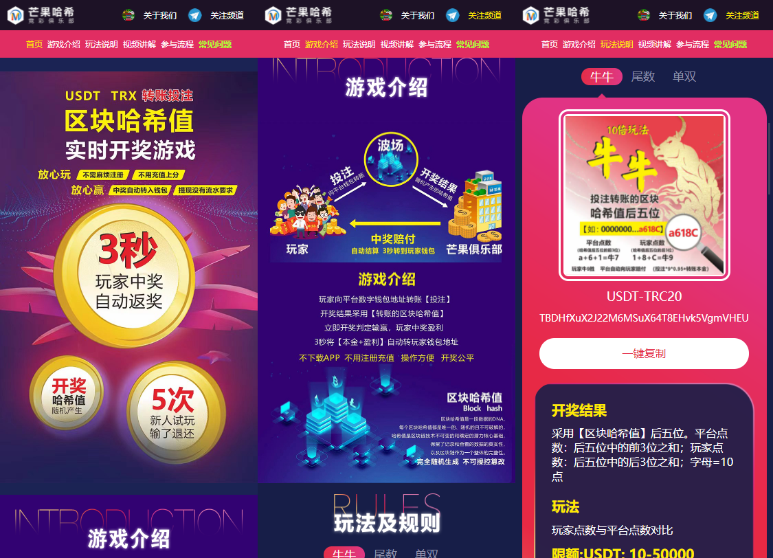 哈希值竞猜源码纯合约的返奖辛运哈希源码-阿勒源码网