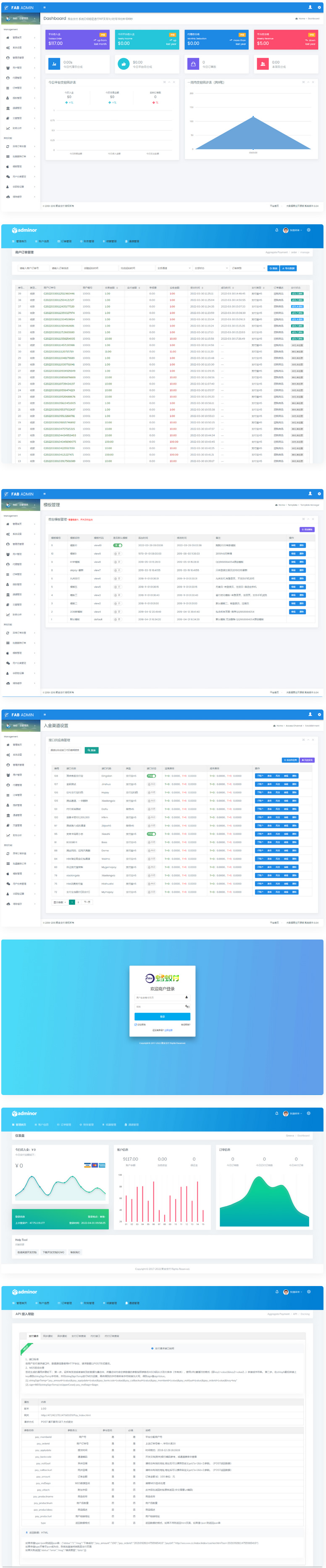 全新UI聚合支付系统四方源码4月最新更新安全升级修复XSS漏洞和补单漏洞新增诸多实用功能完美版-阿勒源码网